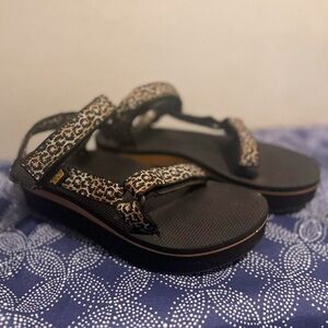 Teva Leopard Print Sandals